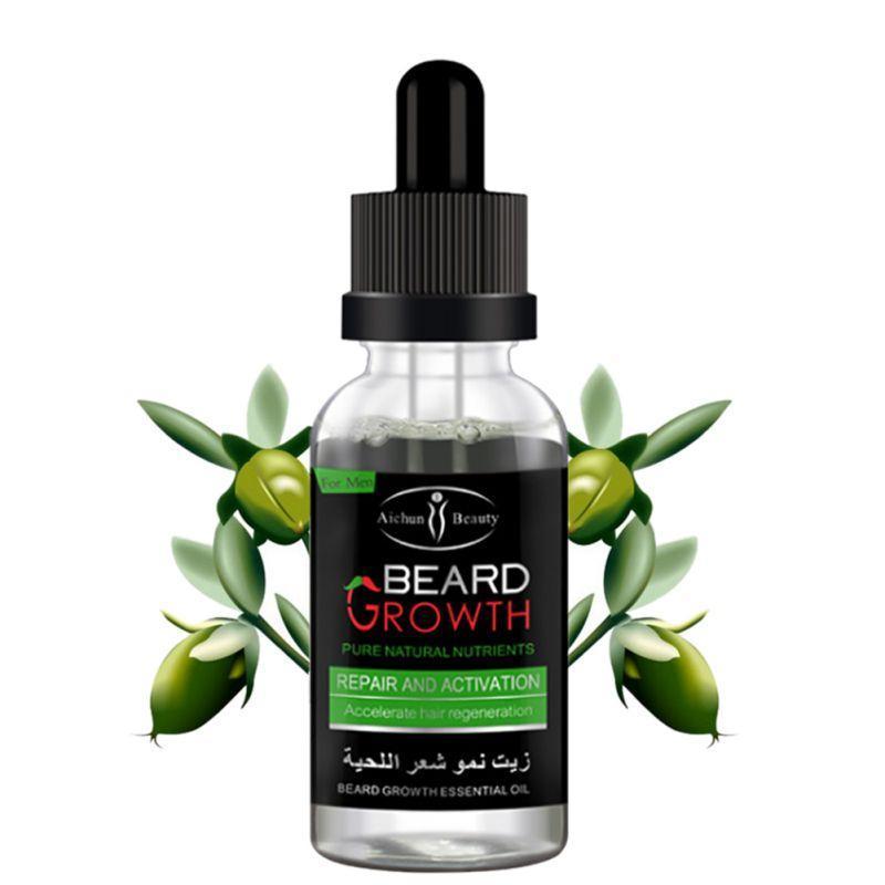 Huile Essentielle Barbe Naturelle – Nourrissante, Adoucissante & Stimulante, Tous Types de Peau
