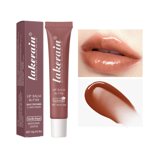 Baume à lèvres Lakerain beurre hydratant avec 6 teintes gourmandes et texture water light