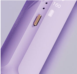 Mini USB rechargeable hair straightening comb with 3 temperature settings, portable and gift boxed