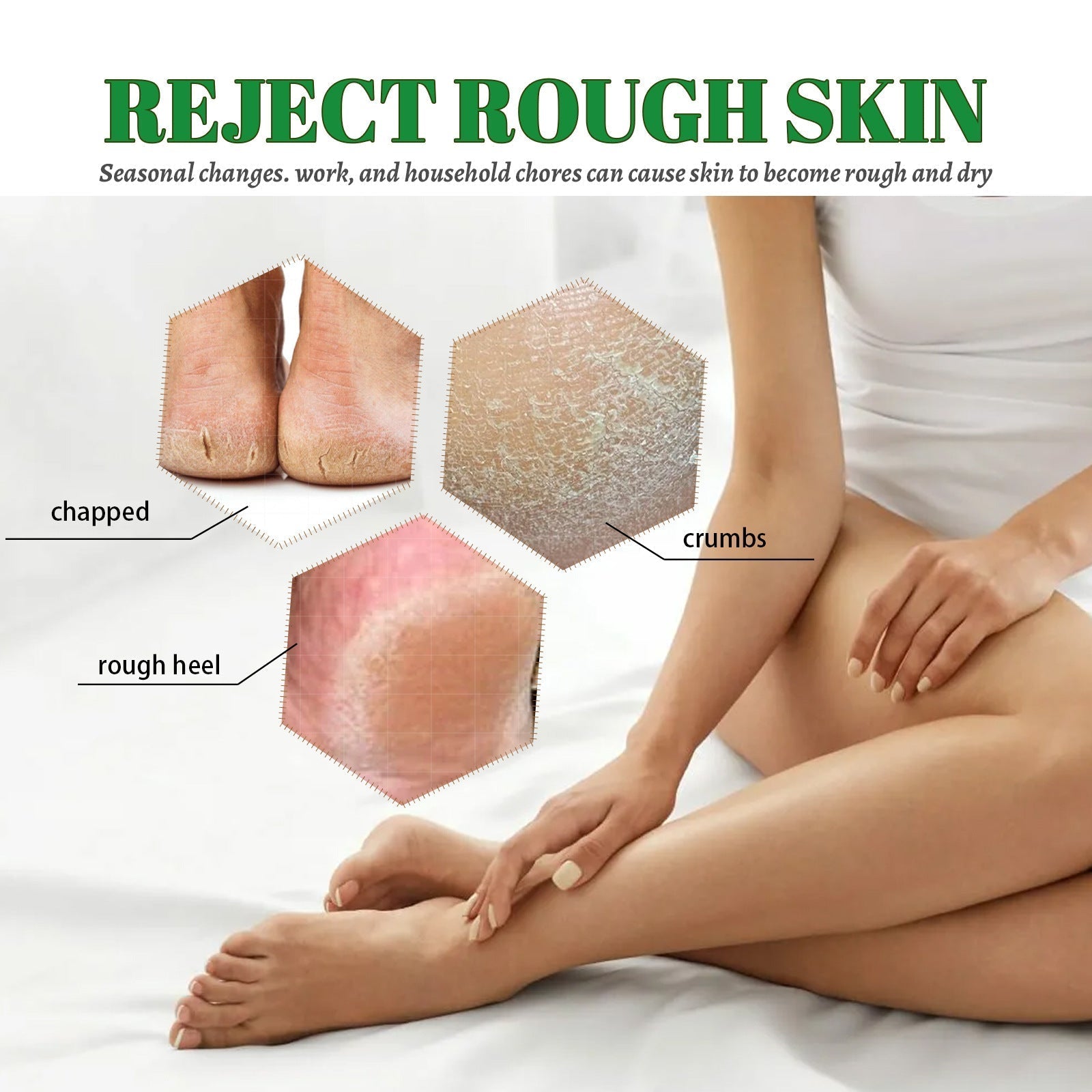 Crème Hydratante Pieds nourishing foot cream with shea butter and lavender oil in white tube packaging