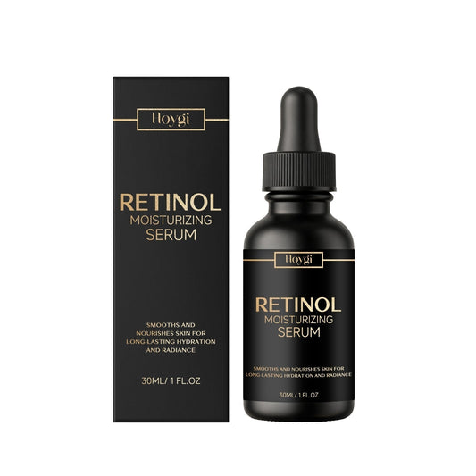 Retinol Moisturizing Serum 30ml bottle for anti-aging, smoothing, and plumping skin benefits