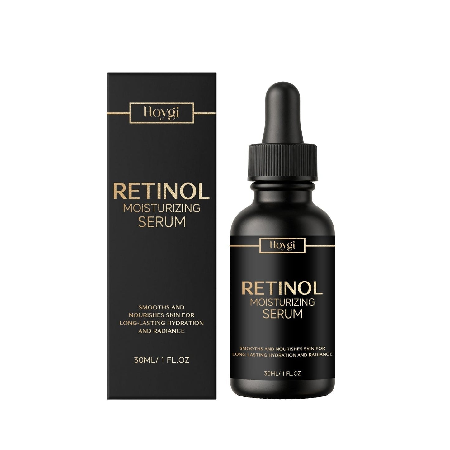 Retinol Moisturizing Serum bottle for anti-aging, smoothing, and plumping skin in 30ml size