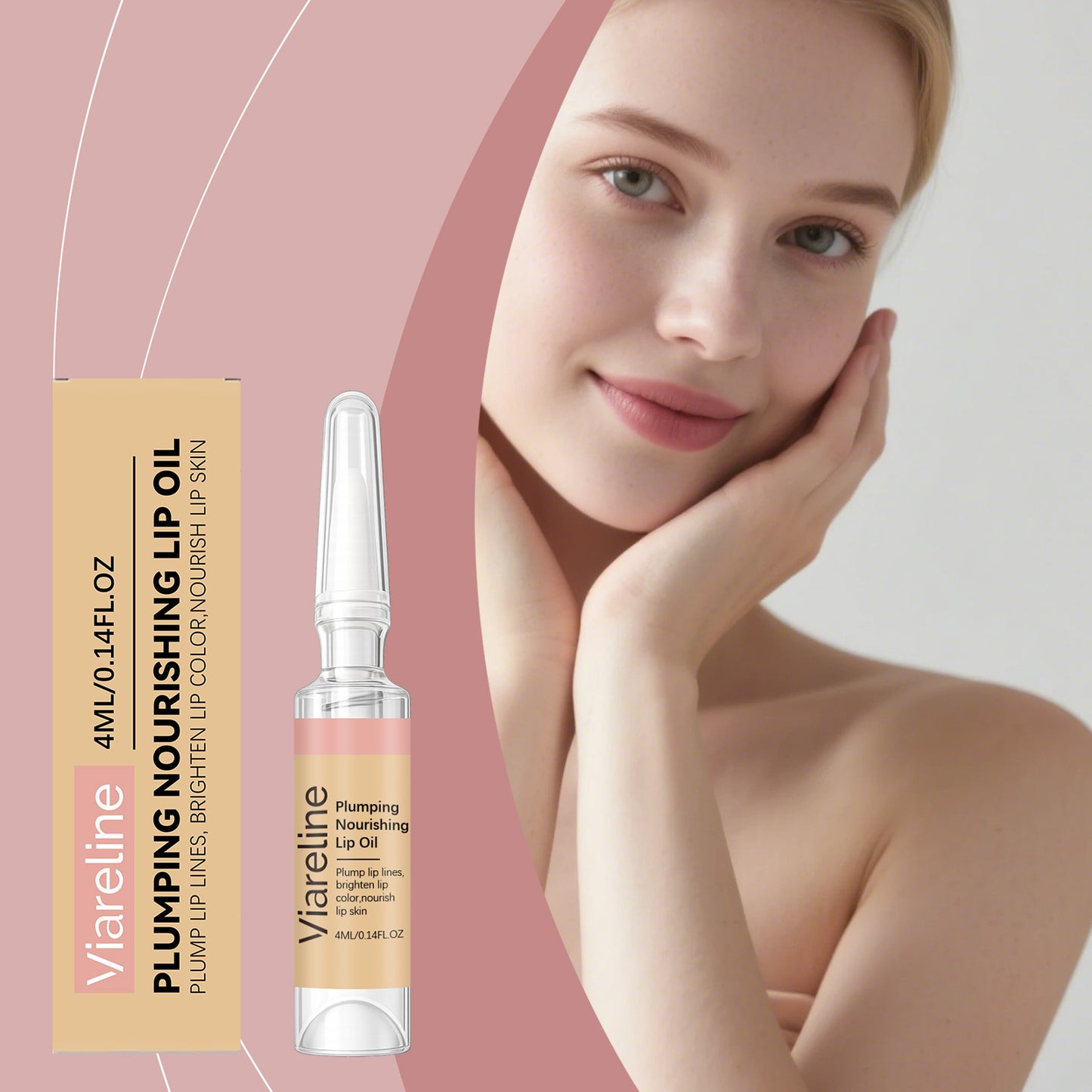 Huile Lèvres Nourrissante Riche – Cire d’Abeille, Vitamine E & Vaseline, Hydratante & Protectrice, 4ml