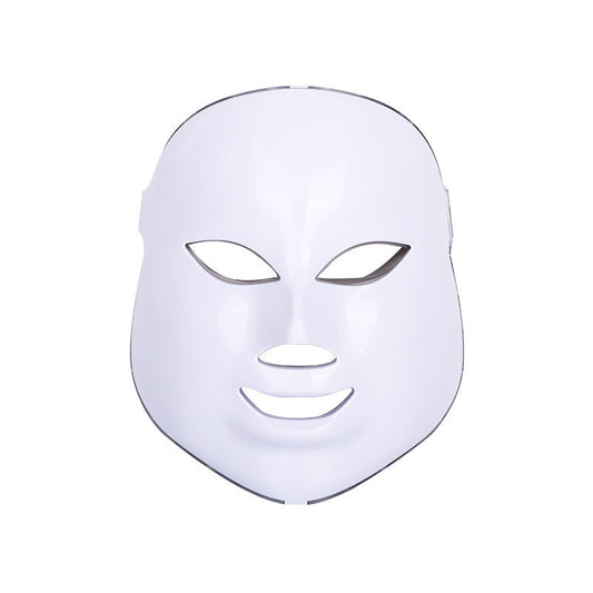 Masque beauté LED à 7 couleurs avec technologie photon quantique pour soin anti-âge et anti-acné à domicile