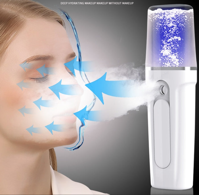 Appareil de beauté hydratant visage portable rechargeable USB avec brume fine