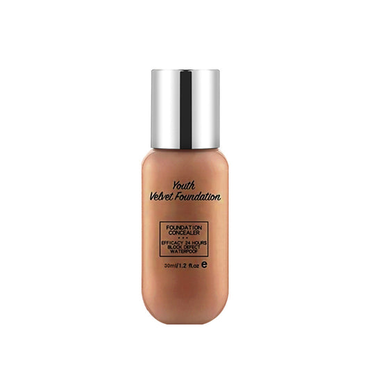 Fond de Teint Mat Waterproof Contrôle Sébum – Couvrance Totale, Léger & Longue Tenue, 35ml