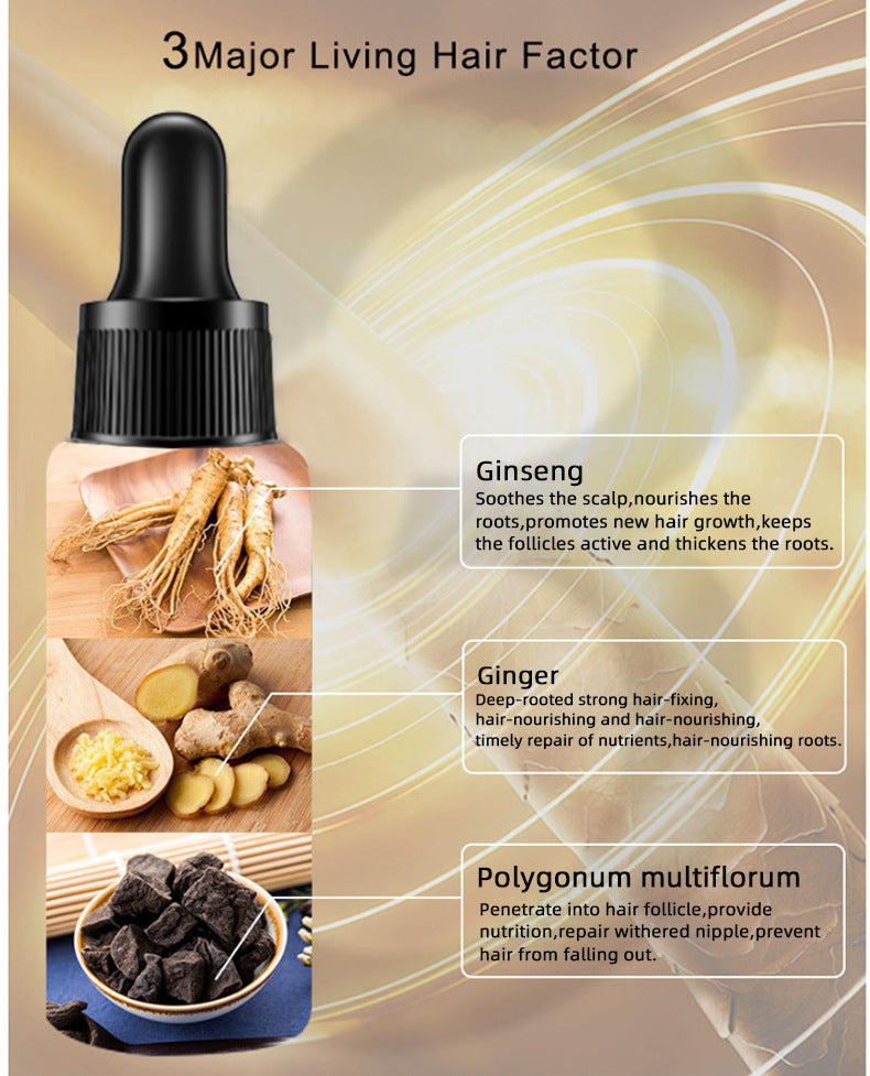 Huile Essentielle Croissance Capillaire – Anti-Chute, Nourrissante & Apaisante Cuir Chevelu, 30ml