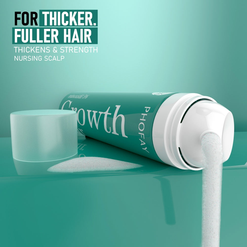 Mousse Minoxidil anti-chute pour stimuler repousse et renforcer cheveux