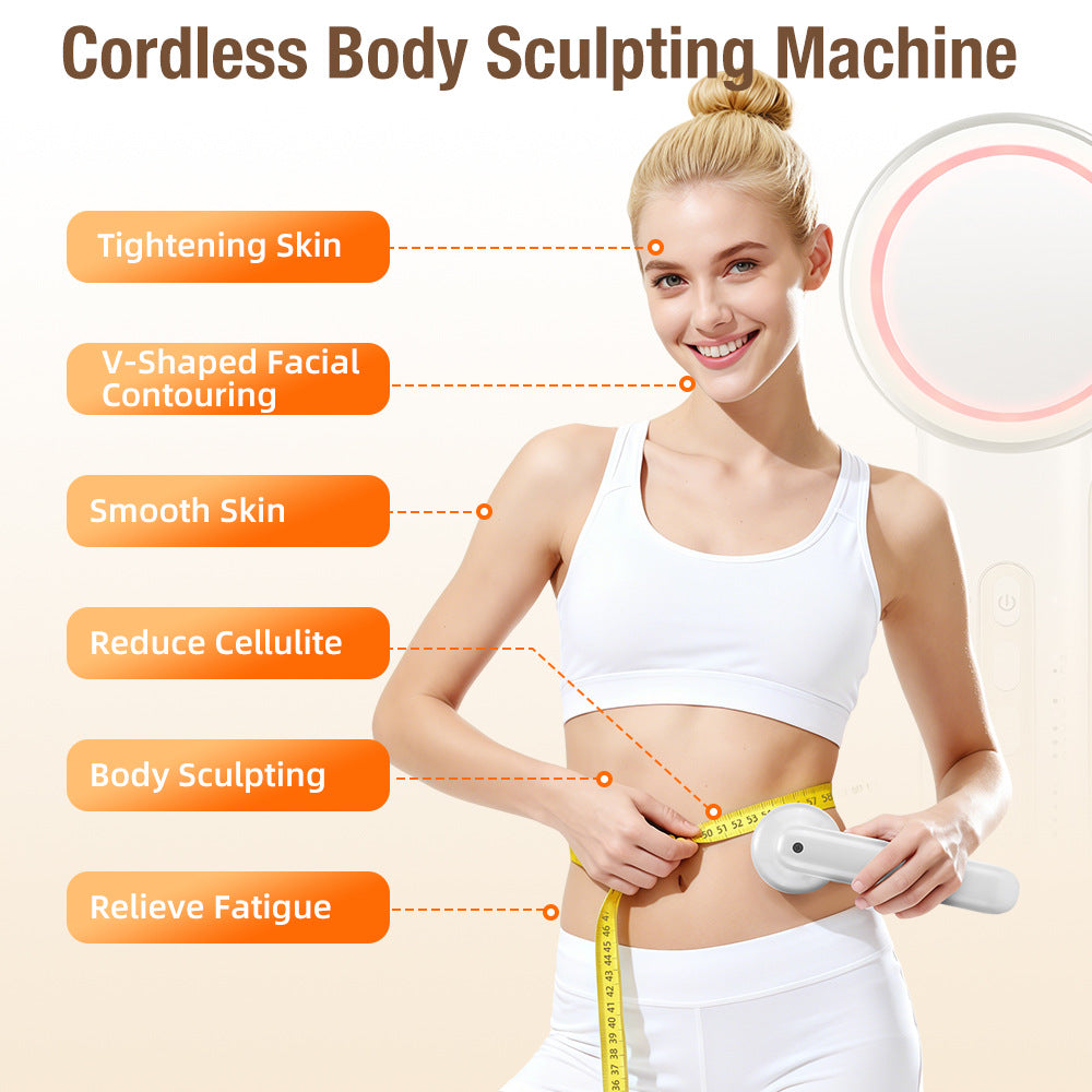 Rechargeable EMS Ultrasonic Beauty Device - Home Facial, Lifting & Hydration