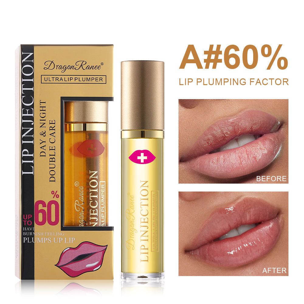 Gloss Lèvres Repulpant au Gingembre & Poivre – Billes Soin, Hydratant & Réparateur