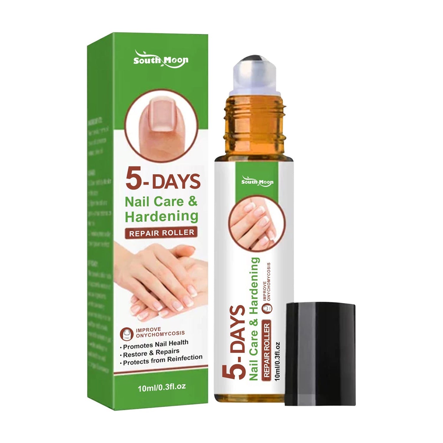 Roller soin ongles 10ml solution épaississante anti-fragilité pour ongles forts et réparés