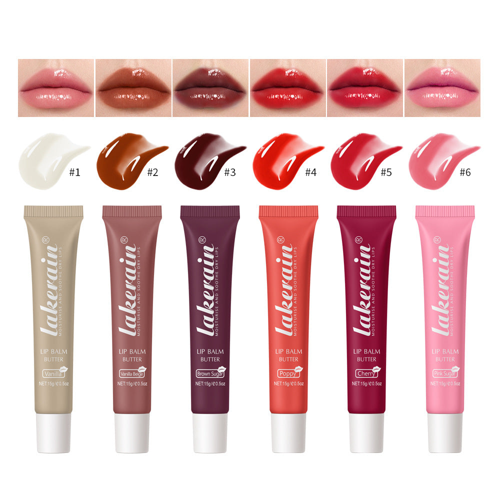 Nourishing & Hydrating Butter Lip Balm – Water Light Texture, 6 Delicious Shades