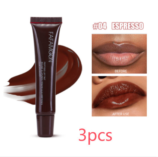 Laque lèvres brillante effet miroir waterproof, 5 teintes intenses, hydratante et longue tenue, 10ml