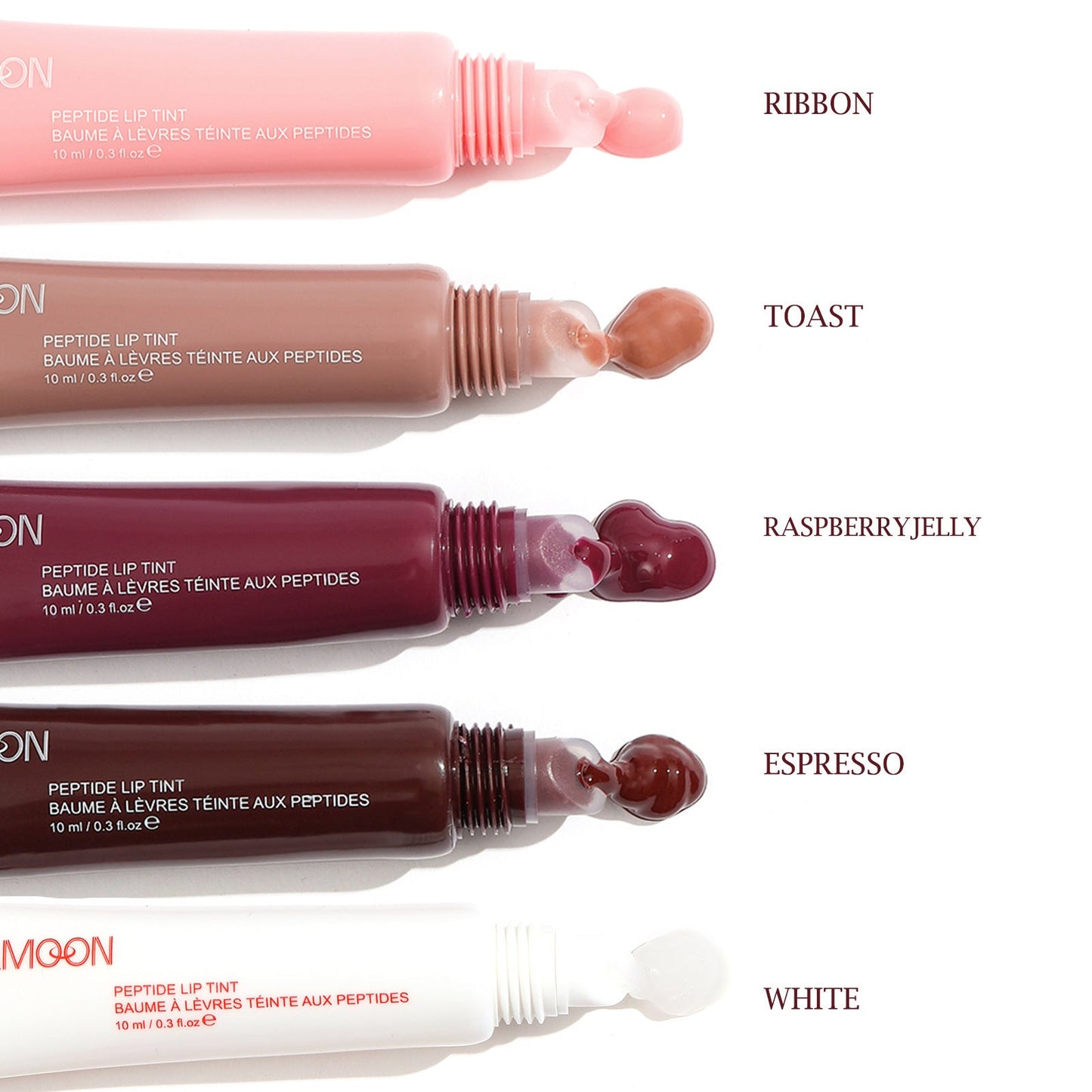 Laque lèvres brillante effet miroir waterproof hydratante en 5 teintes, tenue longue durée, texture fine et couleur intense