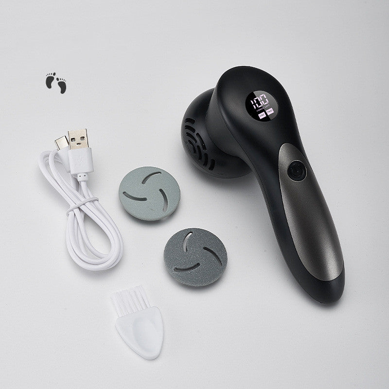 Ponceuse électrique pour pieds rechargeable USB éliminant peaux mortes et callosités pour des pieds doux et lisses