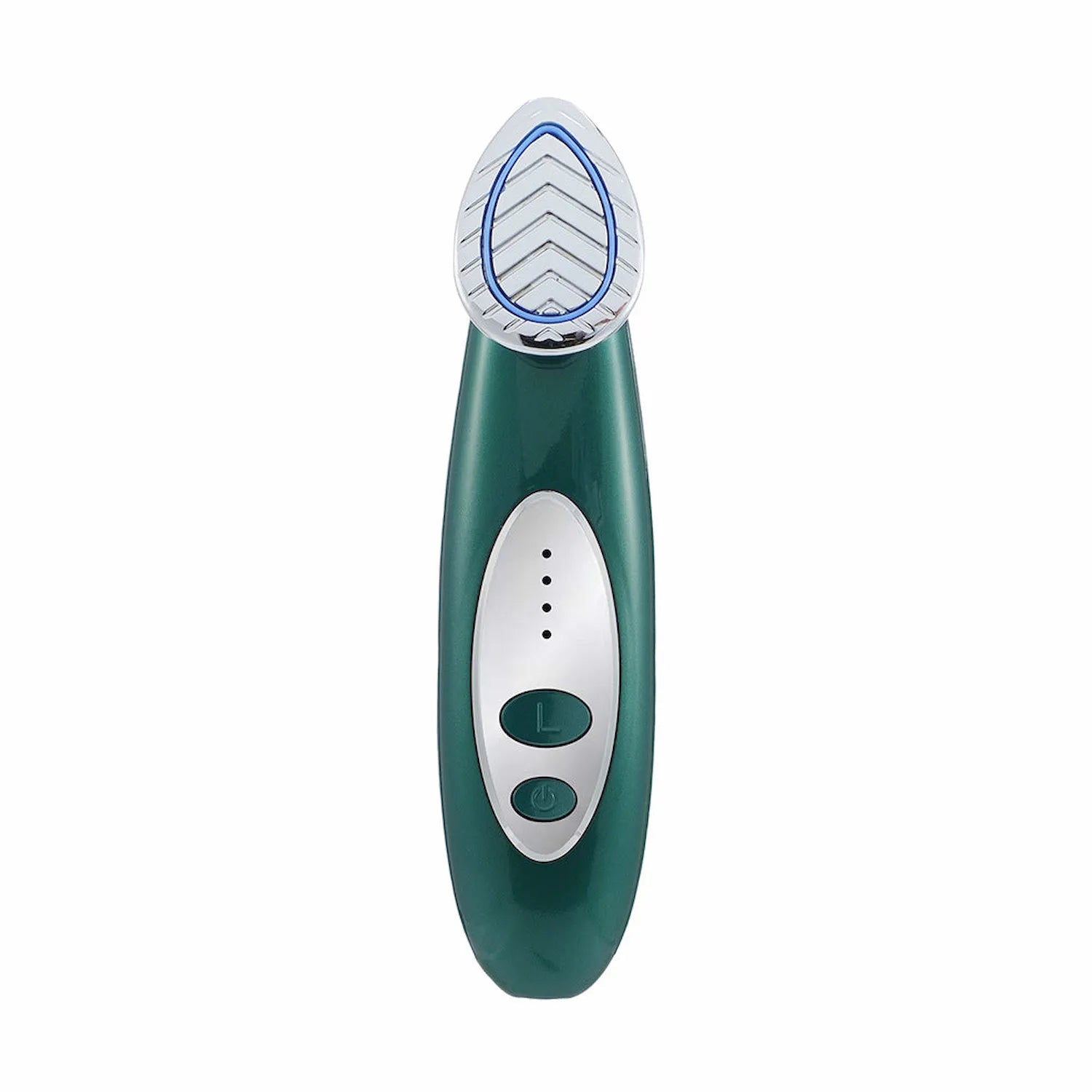 Appareil EMS microcourant vert et blanc pour rajeunissement de la peau avec fonction lifting et anti-rides rechargeable USB