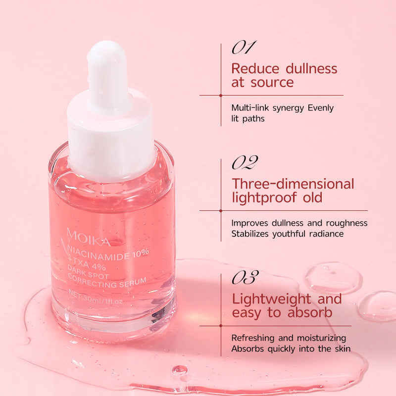 Sérum visage Nicotinamide acide hyaluronique 30ml pour éclat, hydratation et pores resserrés