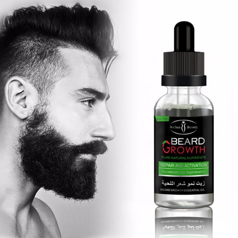 Huile Essentielle Barbe Naturelle – Nourrissante, Adoucissante & Stimulante, Tous Types de Peau