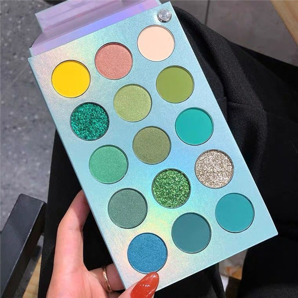 Palette Fards à Paupières Rotative 60 Teintes – Nacré, Mat & Satiné, Style Makeup Artist