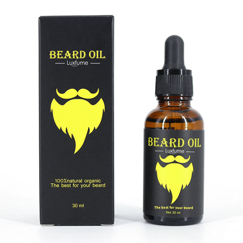 Huile nourrissante barbe et cheveux homme 30ml anti-frisottis et stimulante naturelle