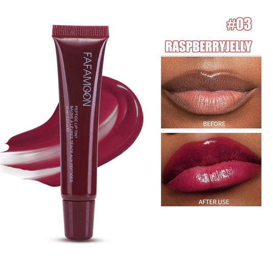 Laque lèvres brillante effet miroir waterproof 5 teintes hydratante longue tenue 10ml