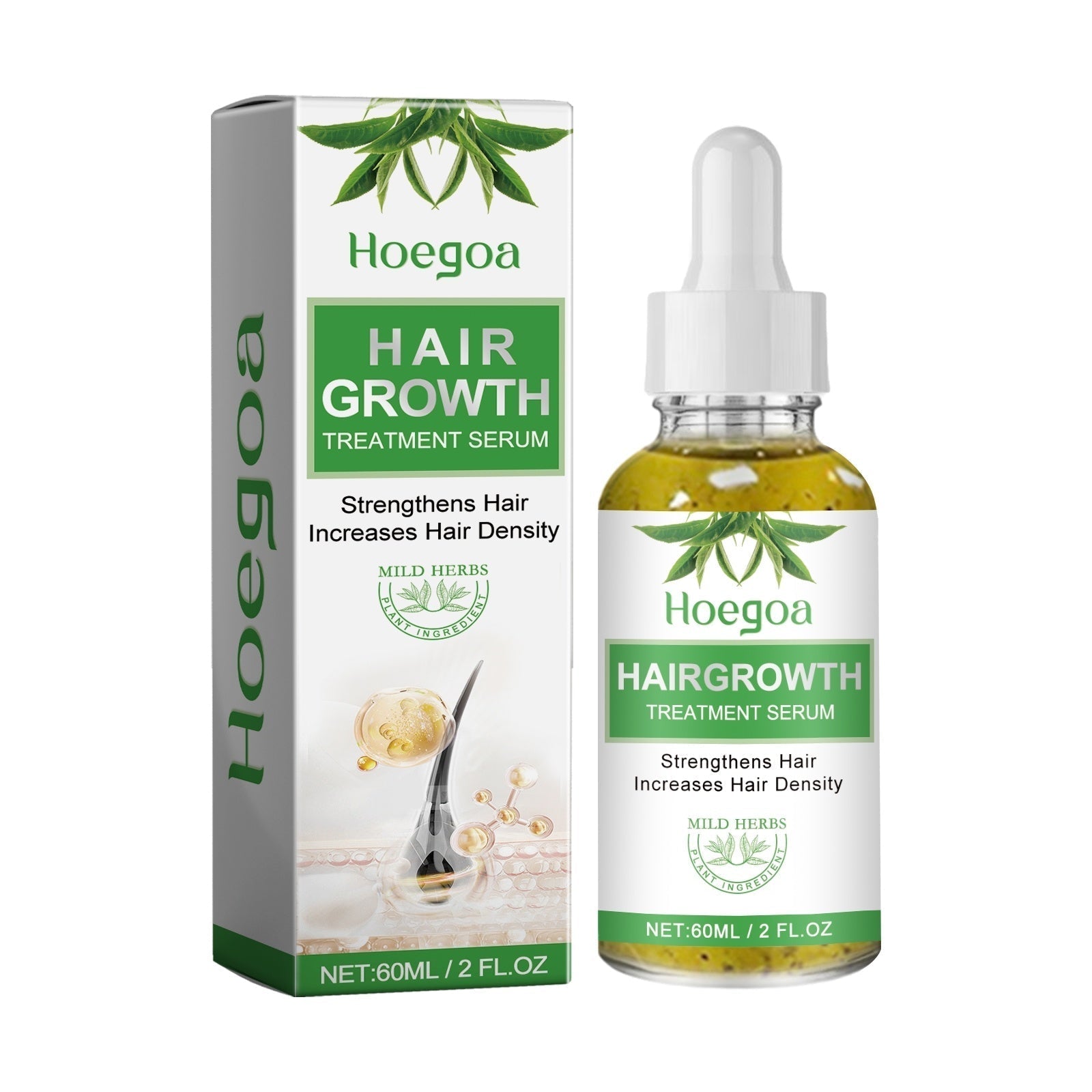 Sérum Traitement Croissance cheveux aux huiles essentielles naturelles avec tea tree, romarin, lavande et menthe poivrée