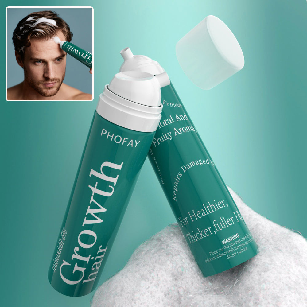 Mousse anti-chute au minoxidil pour stimuler la repousse et renforcer les cheveux