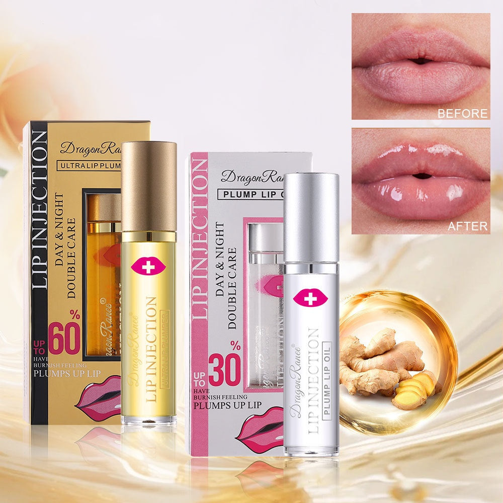 Gloss Lèvres Repulpant au Gingembre & Poivre – Billes Soin, Hydratant & Réparateur