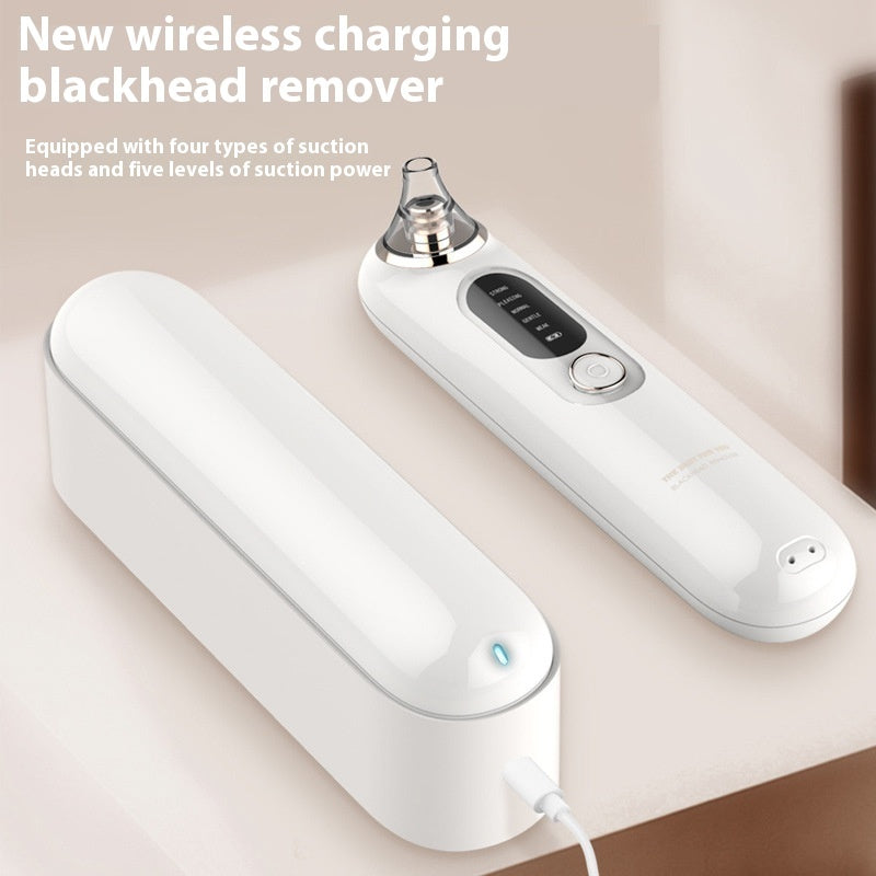 Aspirateur Points Noirs Électrique Sans Fil – 3 Vitesses, Nettoyage Pores & Anti-Acné