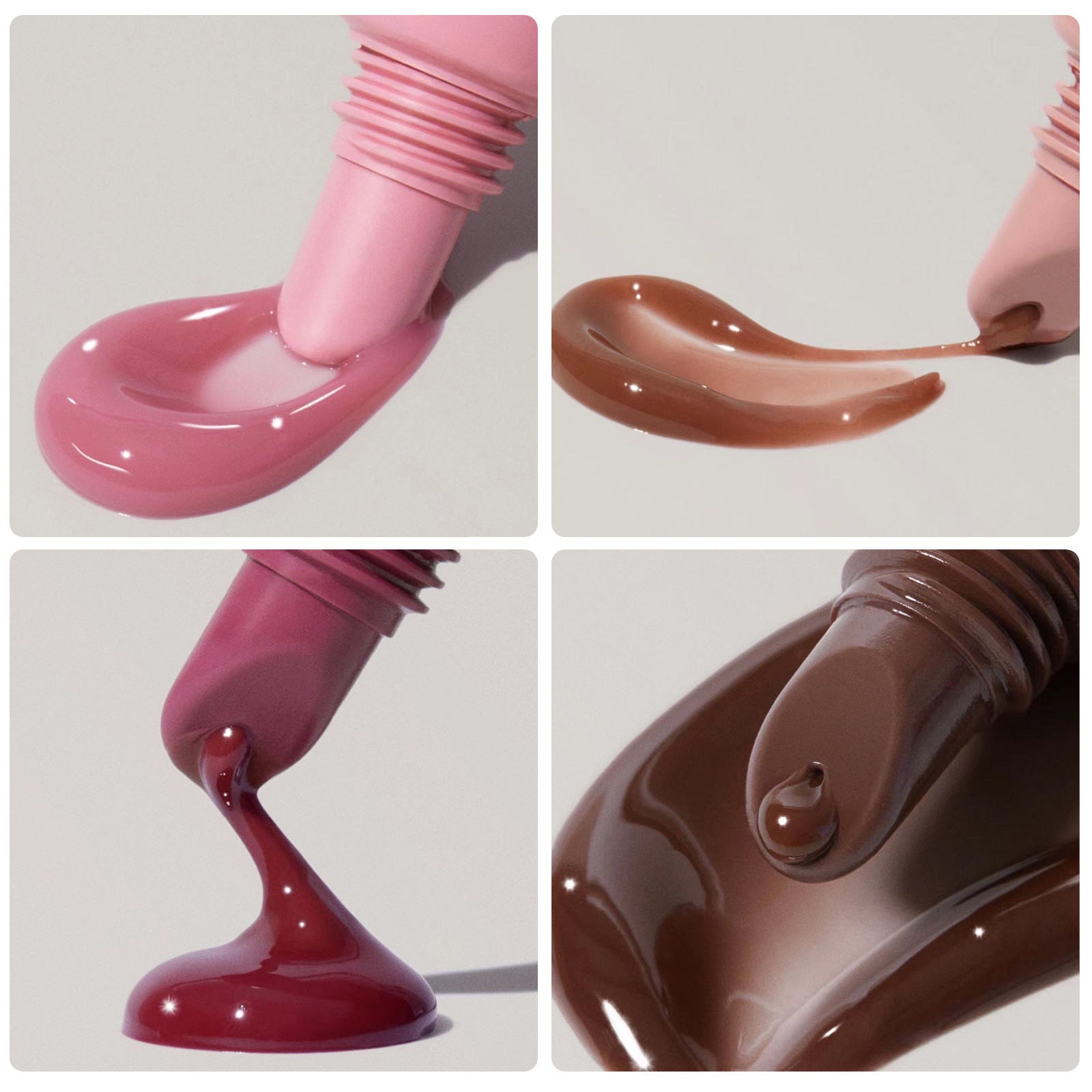 Laque lèvres brillante effet miroir waterproof en 5 teintes, hydratante et longue tenue, 10ml Glossy Lip Glaze