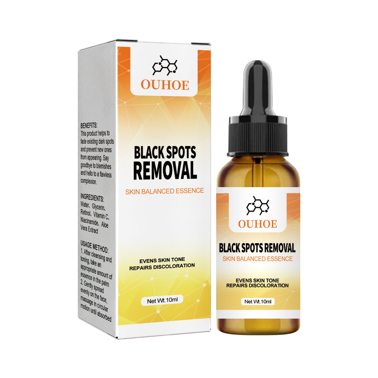 Sérum Réparateur de Mélanine – Éclat, Dépigmentation & Hydratation Peau Sèche, 10ml