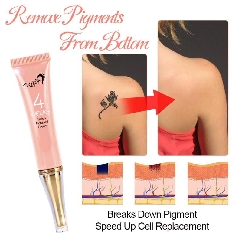 Crème naturelle pour retrait tatouage sans douleur avec action en profondeur 12g compact