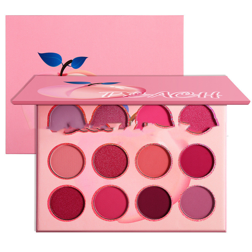 Palette Fards à Paupières Série Fruits 12 Teintes – Portable, Colorée & Facile à Utiliser