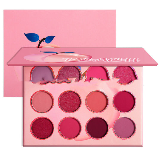 Palette Fards à Paupières Série Fruits 12 Teintes – Portable, Colorée & Facile à Utiliser