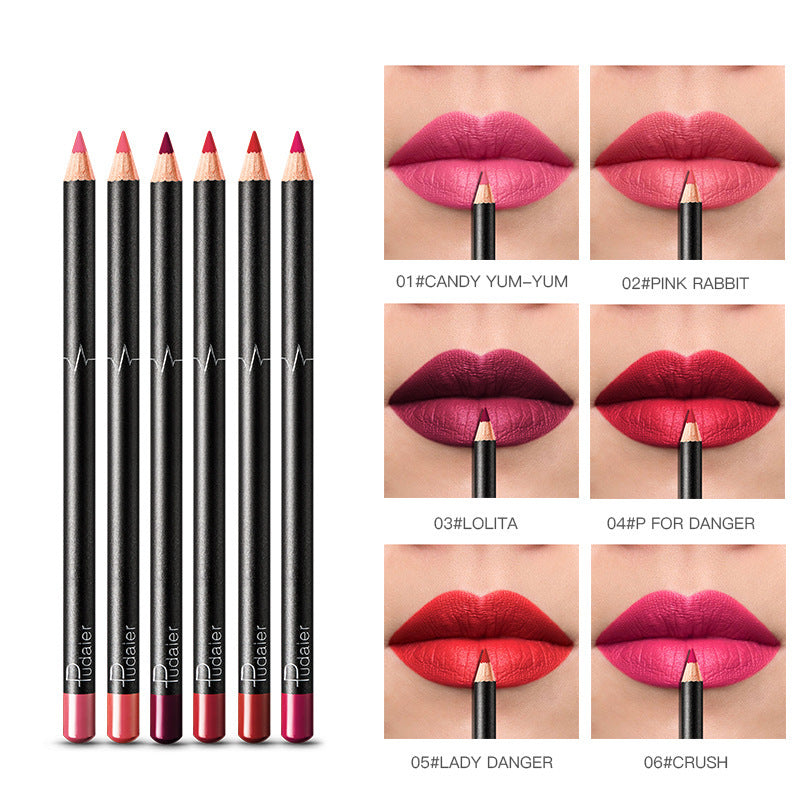 Crayon contour lèvres waterproof 36 couleurs nude et intenses avec formule anti-bavure longue tenue