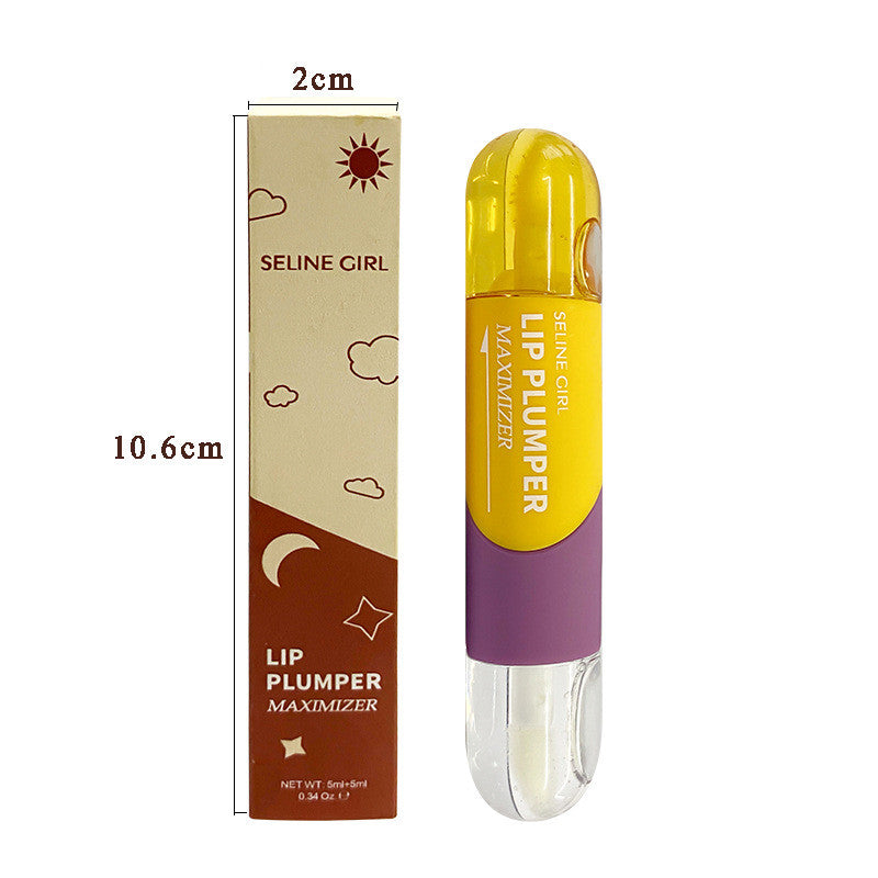 Gloss Lèvres Double Tube – Repulpant, Hydratant & Nourrissant, Élasticité & Volume