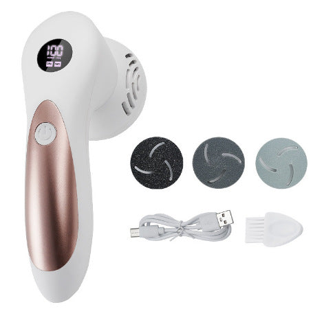 Ponceuse électrique pour pieds rechargeable USB éliminant peaux mortes et callosités pour pieds doux et lisses