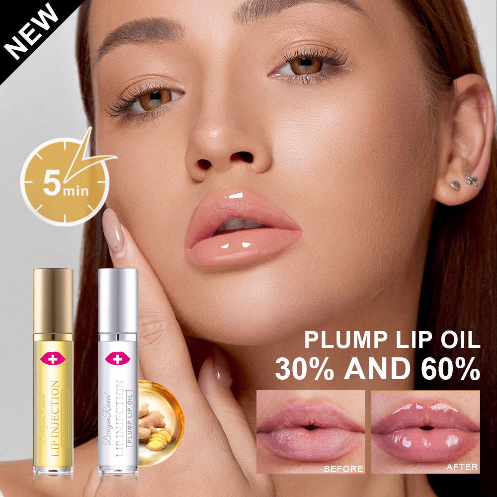 Gloss Lèvres Repulpant au Gingembre & Poivre – Billes Soin, Hydratant & Réparateur