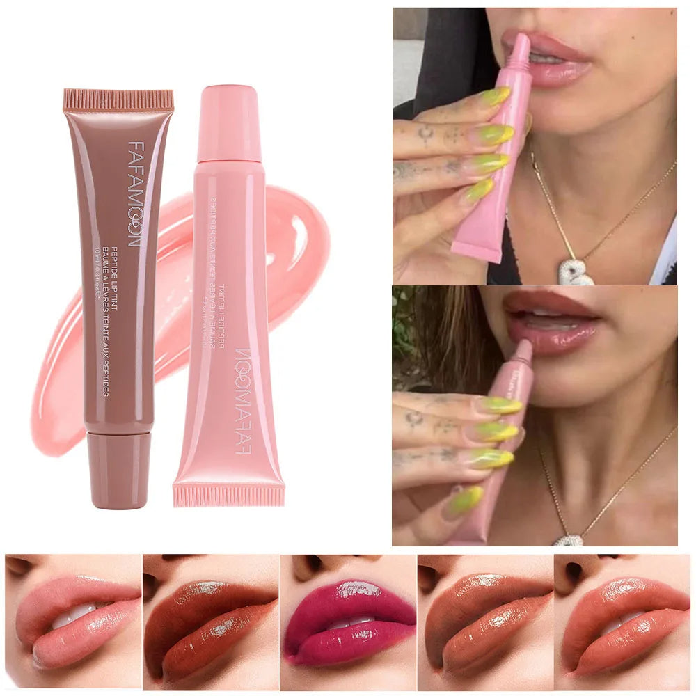 Laque lèvres brillante effet miroir waterproof gloss intense hydratant 5 teintes