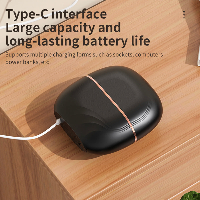 Peigne lisseur mini sans fil 2-en-1 en céramique tourmaline pour lissage et boucles rechargeables, format compact et léger